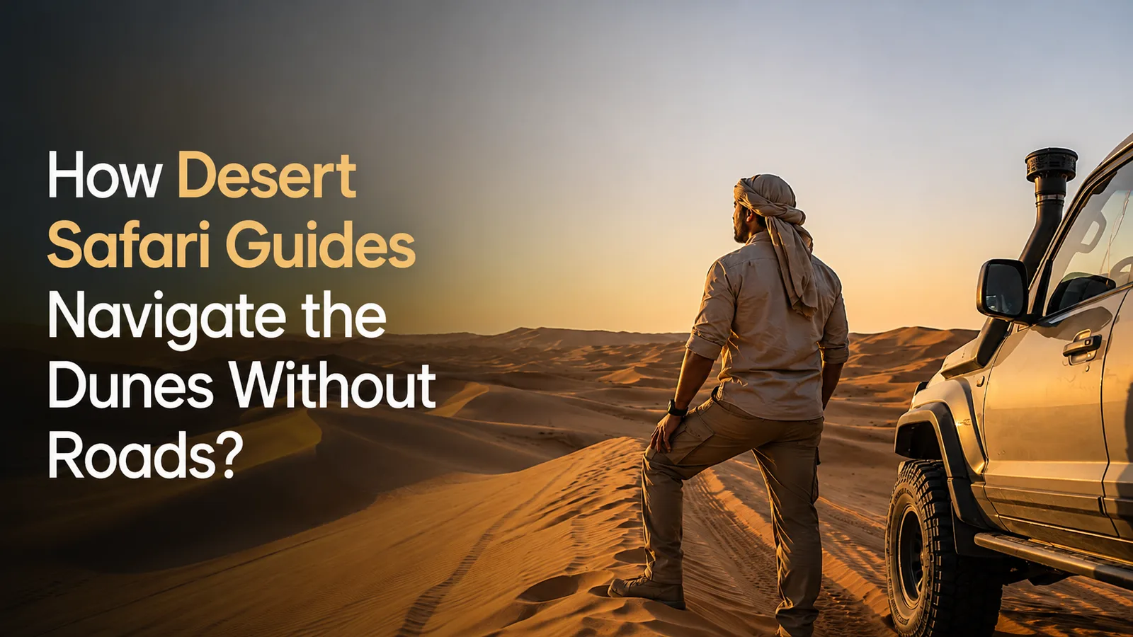 How Desert Safari Guides Navigate the Dunes Without Roads?